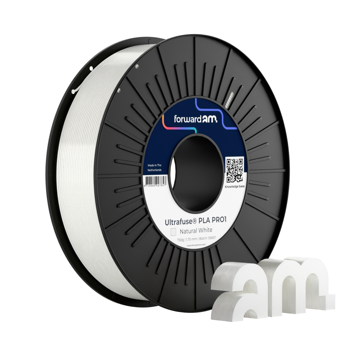 BASF Ultrafuse PLA PRO1 Filament Natural White 1.75mm 0.75kg