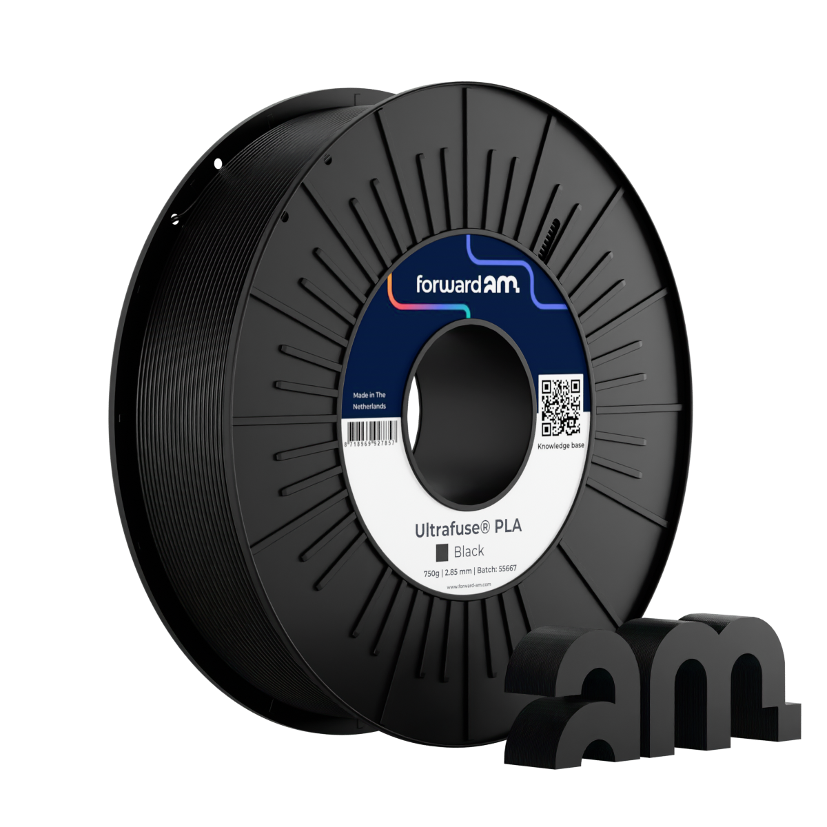 BASF Ultrafuse PLA Filament Zwart 1,75mm 0,75kg