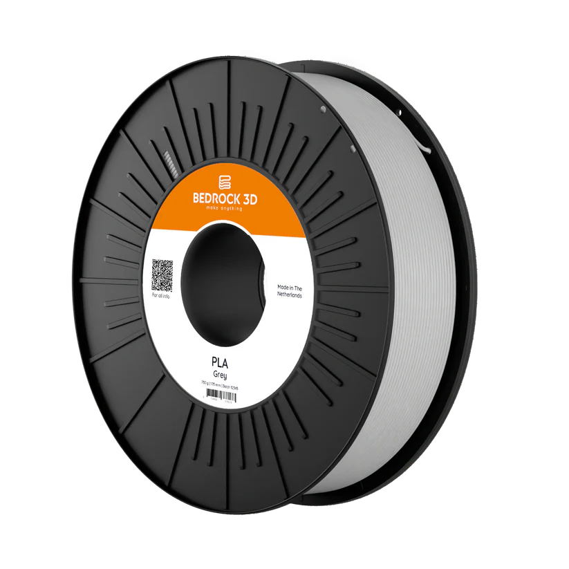 BEDROCK 3D PLA Filament Grey 1.75mm 0.75kg