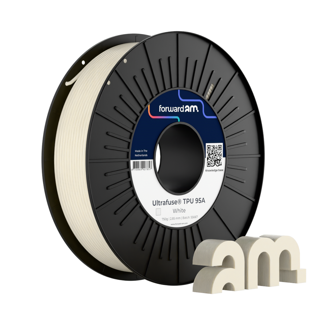 BASF Ultrafuse TPU 95A Flexibel filament Wit 1,75 mm 0,75 g